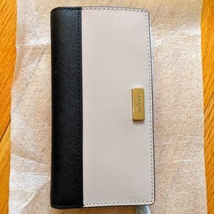 Kate Spade Bi-Fold Two Tone Nude/ Black Wallet